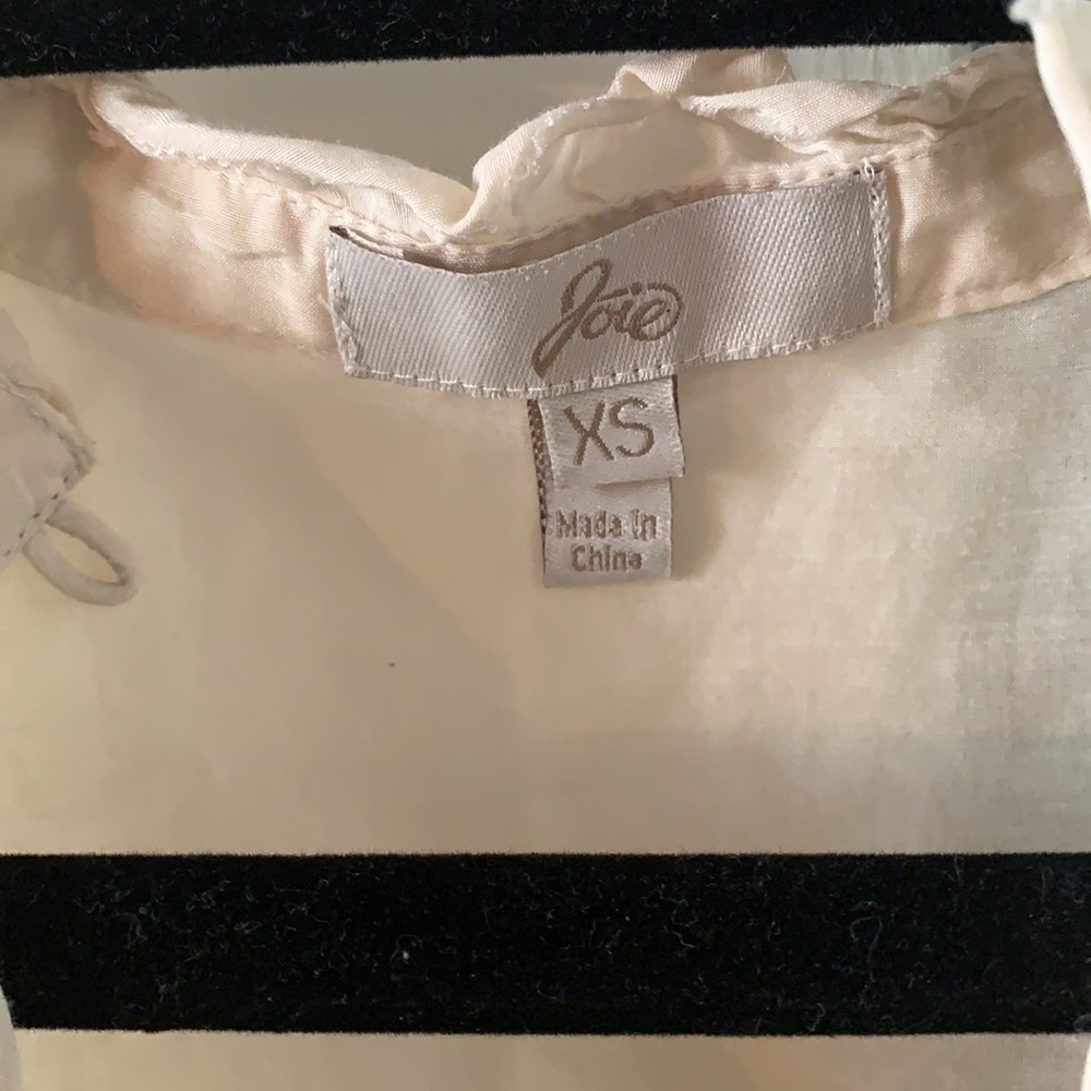 JOIE Ivory White Lace Embroidered Dress, Flaws, XS - Picture 3 of 8